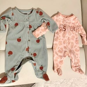 Carter’s Premie sleepers